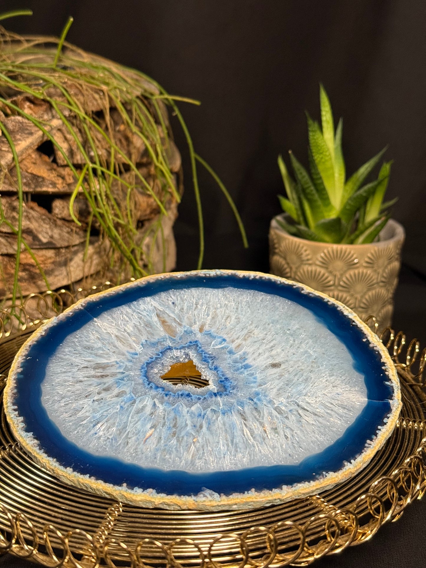 Achat Geode Scheibe - Erdung, Ausdruck & energetische Harmonie